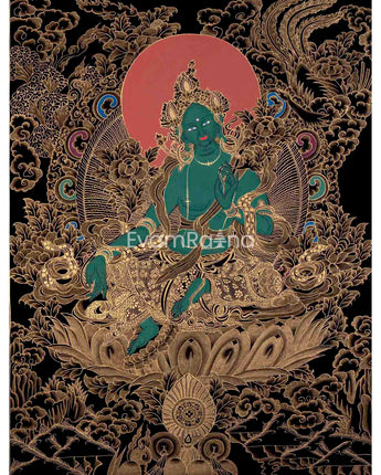 Green Tara Thangka