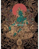 Green Tara Thangka