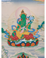 Traditional Green Tara, the Swift Savior