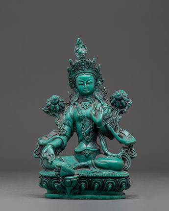 Spiritual Green Tara sculpture