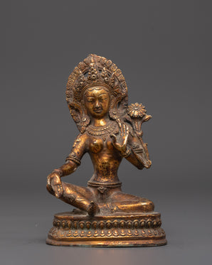 Green Tara Goddess Buddhism Statue | Embodiment of Compassion and Swift Protection