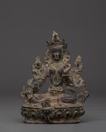 Green Tara Holding a Lotus of Compassion |