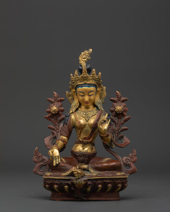 Green tara female bodhisattva