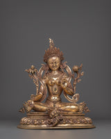 compassion deity Green Tara Statue