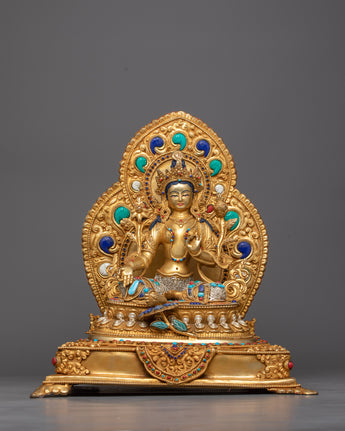 Buddha Statue Green Tara