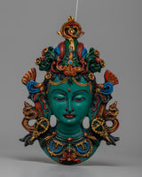 Green Tara Wall Hanging Face Mask