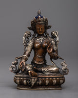 Buddhist Machine Made Green Tara Statue