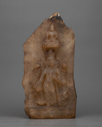 Standing Crystal Green Tara Statue