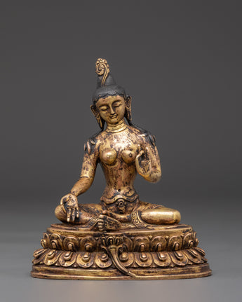 green-tara-copper-statue
