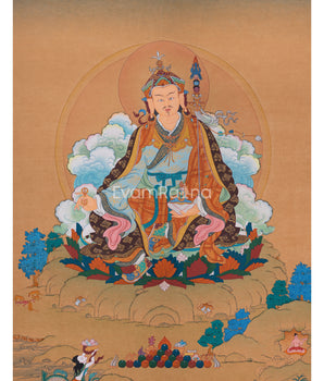 Tantric Guru Padmasambhava Thangka | Sacred Symbol of Wisdom and Transformation