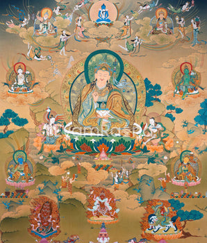 Guru Rinpoche Thangka, Guru Padamsambhava,