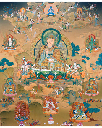 Guru Rinpoche Thangka, Guru Padamsambhava,