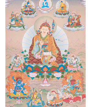 30 Inch Guru Manifestation Thangka