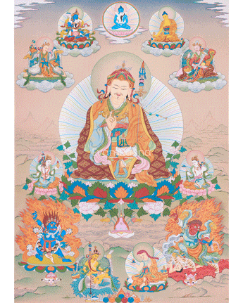 30 Inch Guru Manifestation Thangka