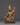 Oxidized Copper Statue of Guru Rinpoche | Gold-Plated Tibetan Spiritual Figure