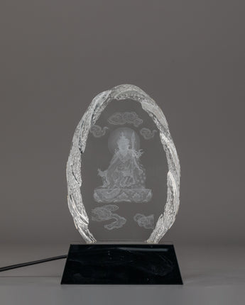 Guru Rinpoche Glass Decor