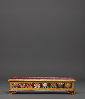 Buddhist Incense Burner with Eight Auspicious Symbols | Traditional Ritual Burner