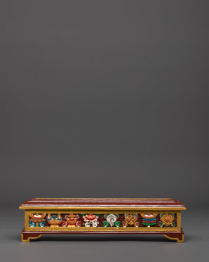 Buddhist Incense Burner with Eight Auspicious Symbols | Traditional Ritual Burner