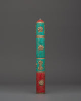 Tibetan Brass Incense Holder