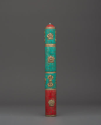 Tibetan Brass Incense Holder
