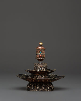 Prayer Wheel Incense Holder