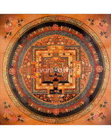 Kalachakra Mandala Tibetan Thangka Painting