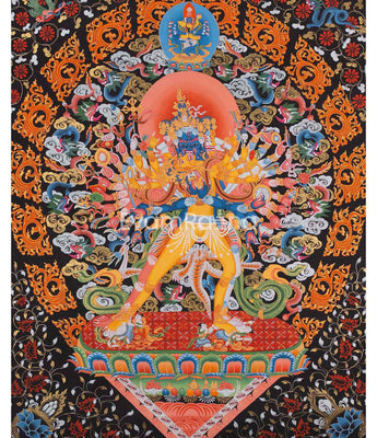 Kalachakra Deity Thangka Painting