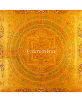 24k Full Gold Style Kalachara Mandala Thangka