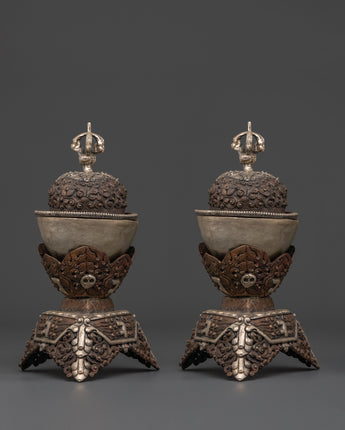 Buddhist Ritual Chalice Set