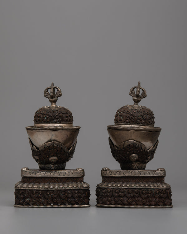 Handmade Tibetan Kapala Set