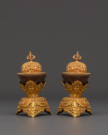 Copper skull chalice