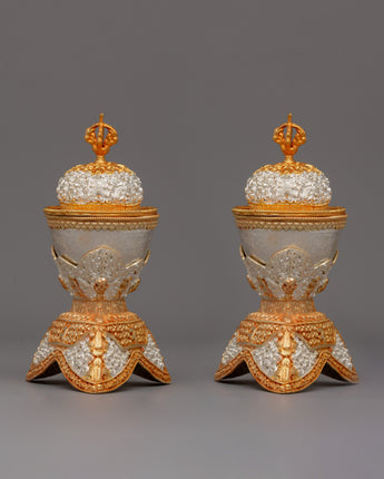 HandMade Skull Cup Kapala Set