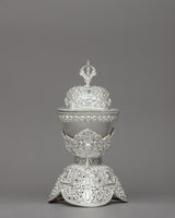 Exquisite Silver Kapala
