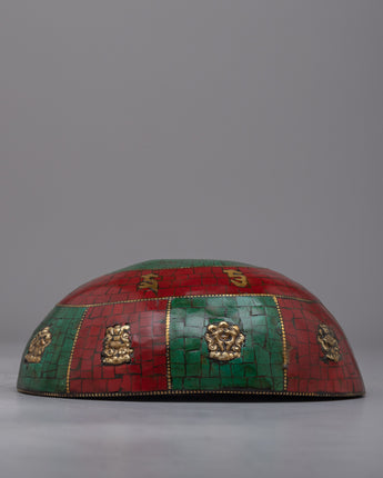 Ornate Kapala Bowl