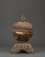 Ethically Sourced Buffalo Bone Kapala Skull Cup