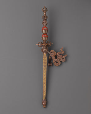 Traditional ceremonial staff Khatan