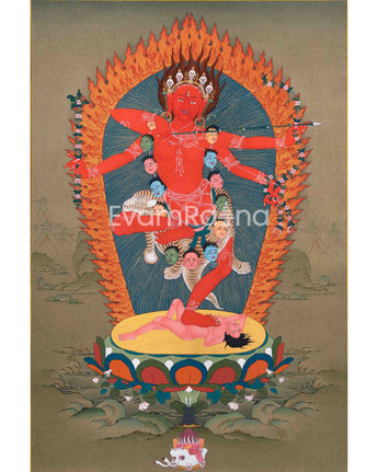 Traditional Kurkulla Thangka