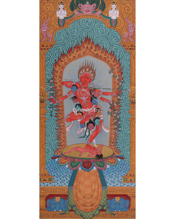Kurukulla: Traditional Thangka Print