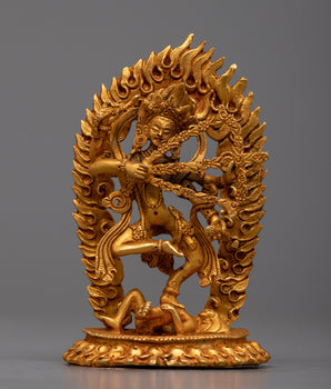 Copper Machine Made Kurukulla Statue