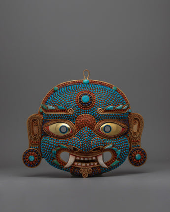 Nepali lakhe mask
