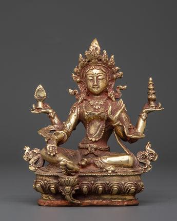 Handcrafted Brass Laxmi Devi Statue