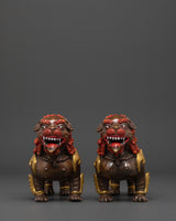 Buddhist Protector Lion Pair