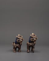 tibetan-snow-lion-statue-set