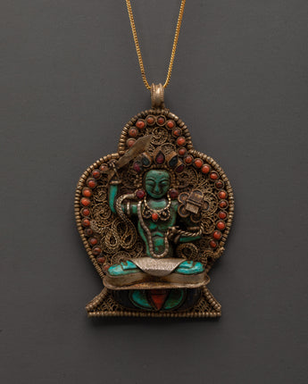 Tibetan Manjushri Pendant