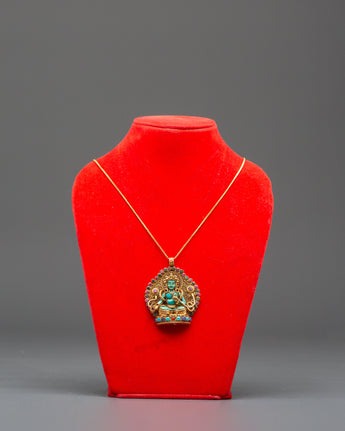 Handmade Green Tara Locket