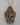 Gold-plated Turquoise Coral Pendant