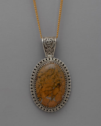 Jasper Locket Pendant