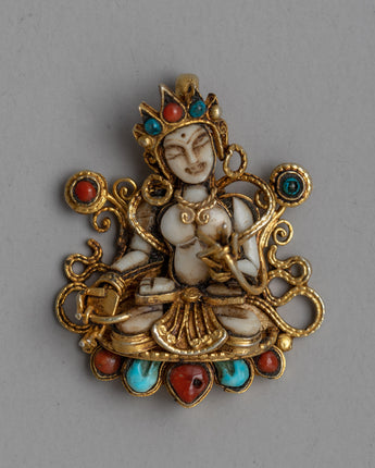 White Tara Locket