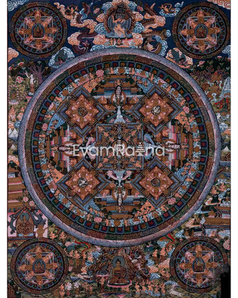 Lokeshvara Mandala Thangka Painting