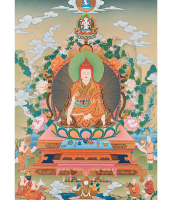 High-Quality Giclee Canvas Print of Guru Longchenpa